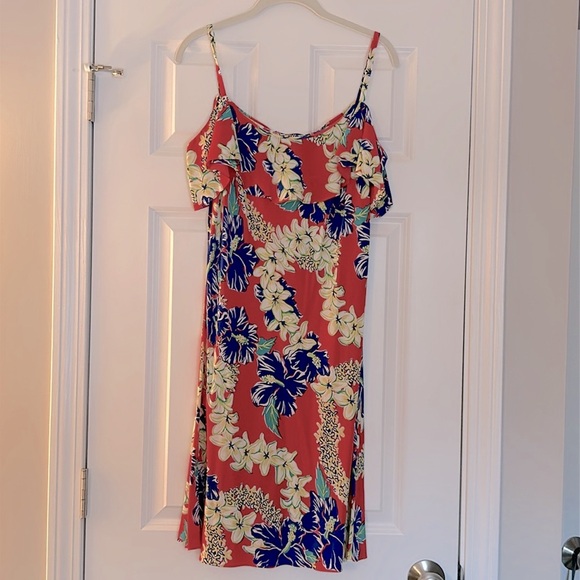 NWT Polo Ralph Lauren Hawaiian Ruffle Dress Size 10 - Picture 4 of 6